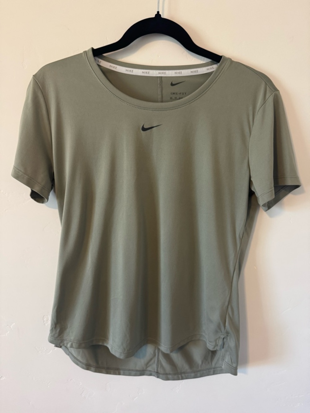 Nike Olive Green Dri-FIT Short Sleeve Training Tee